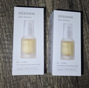 2 NEW Mixsoon Bean Essence - Cream Korean Skincare 0.67 oz Each